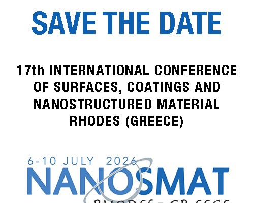 Nanosmat, 6.&ndash;10. Juli 2026, Rhodes, Greece